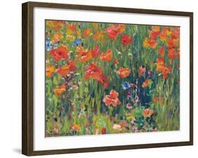 Poppies, 1888-Robert William Vonnoh-Framed Giclee Print