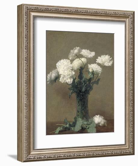 Poppies, 1891-Ignace Henri Jean Fantin-Latour-Framed Giclee Print