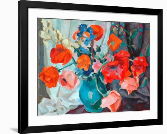 Poppies, 1917-Roger Eliot Fry-Framed Premium Giclee Print