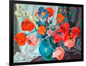 Poppies, 1917-Roger Eliot Fry-Framed Giclee Print