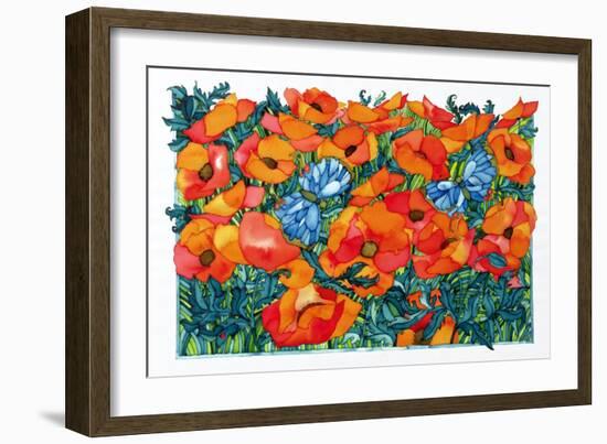 Poppies, 1998-Maylee Christie-Framed Giclee Print