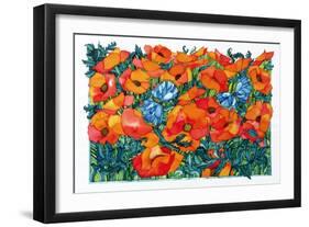 Poppies, 1998-Maylee Christie-Framed Giclee Print