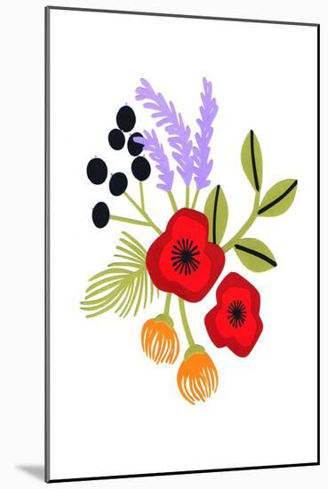 Poppies, 2015-Isobel Barber-Mounted Giclee Print