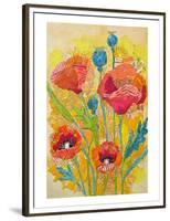 Poppies #2-null-Framed Premium Giclee Print