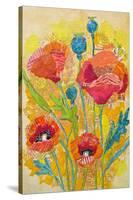 Poppies #2-null-Stretched Canvas