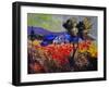 Poppies 454110-Pol Ledent-Framed Art Print