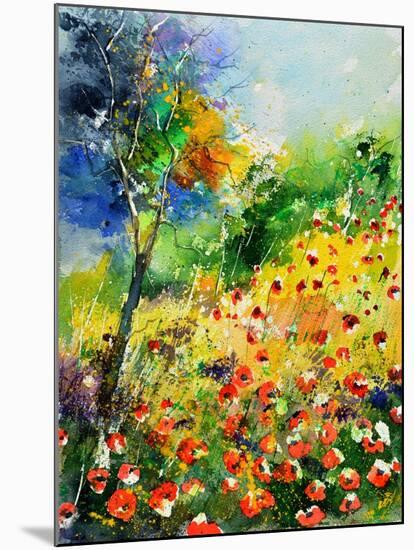 Poppies 5170-Pol Ledent-Mounted Art Print