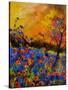 Poppies 675140-Pol Ledent-Stretched Canvas