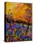 Poppies 675140-Pol Ledent-Stretched Canvas