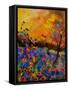 Poppies 675140-Pol Ledent-Framed Stretched Canvas