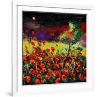 Poppies 7741-Pol Ledent-Framed Art Print