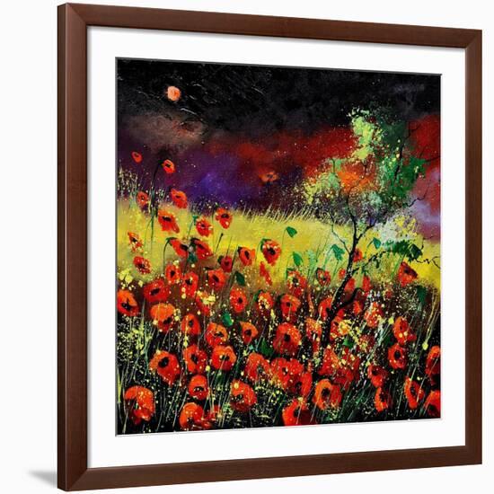 Poppies 7741-Pol Ledent-Framed Art Print