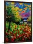 Poppies And Daisies 560110-Pol Ledent-Framed Art Print