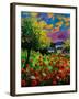 Poppies And Daisies 560110-Pol Ledent-Framed Art Print