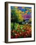 Poppies And Daisies 560110-Pol Ledent-Framed Art Print