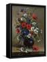 Poppies and Daisies-Eugene Henri Cauchois-Framed Stretched Canvas