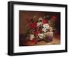 Poppies and Daisies-Eugene Henri Cauchois-Framed Giclee Print