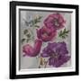 Poppies and Hummers-Bill Jackson-Framed Giclee Print