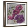Poppies and Hummers-Bill Jackson-Framed Giclee Print