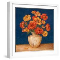 Poppies and Indigo I-Pamela Gladding-Framed Art Print