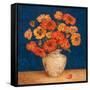 Poppies and Indigo II-Pamela Gladding-Framed Stretched Canvas