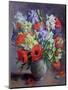Poppies and Irises, 1991-Anthea Durose-Mounted Giclee Print