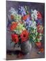 Poppies and Irises, 1991-Anthea Durose-Mounted Giclee Print