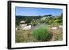 Poppies and Lavender in Bloom, Brac Island, Dalmatia, Croatia-null-Framed Photographic Print