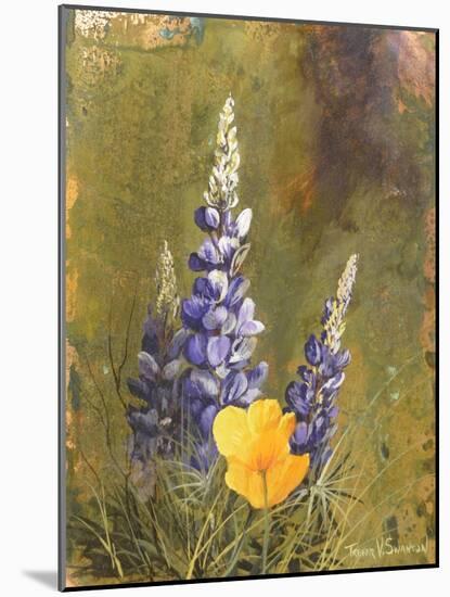 Poppies and Lupine-Trevor V. Swanson-Mounted Giclee Print