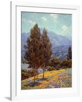 Poppies and Lupines-Granville Redmond-Framed Art Print