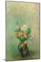 Poppies and Other Flowers in a Vase-Odilon Redon-Mounted Giclee Print