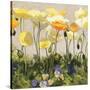 Poppies and Pansies II-null-Stretched Canvas