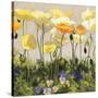 Poppies and Pansies II-null-Stretched Canvas