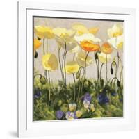 Poppies and Pansies II-null-Framed Art Print