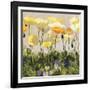 Poppies and Pansies II-null-Framed Art Print