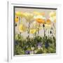 Poppies and Pansies II-null-Framed Art Print