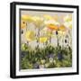 Poppies and Pansies II-null-Framed Art Print