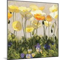 Poppies and Pansies II-null-Mounted Art Print