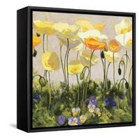 Poppies and Pansies II-null-Framed Stretched Canvas