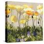 Poppies and Pansies II-null-Stretched Canvas