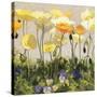 Poppies and Pansies II-null-Stretched Canvas