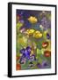 Poppies and Pansies-Karen Mathison Schmidt-Framed Art Print