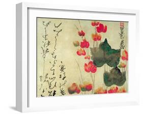 Poppies (Autumn Ivy)-Japanese School-Framed Giclee Print