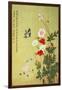 Poppies, Butterflies and Bees-Ma Yuanyu-Framed Giclee Print