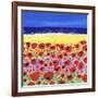 Poppies by the Beach-Caroline Duncan-Framed Giclee Print