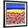 Poppies by the Beach-Caroline Duncan-Framed Giclee Print