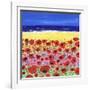 Poppies by the Beach-Caroline Duncan-Framed Giclee Print