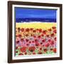 Poppies by the Beach-Caroline Duncan-Framed Giclee Print