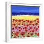 Poppies by the Beach-Caroline Duncan-Framed Premium Giclee Print