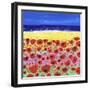 Poppies by the Beach-Caroline Duncan-Framed Giclee Print